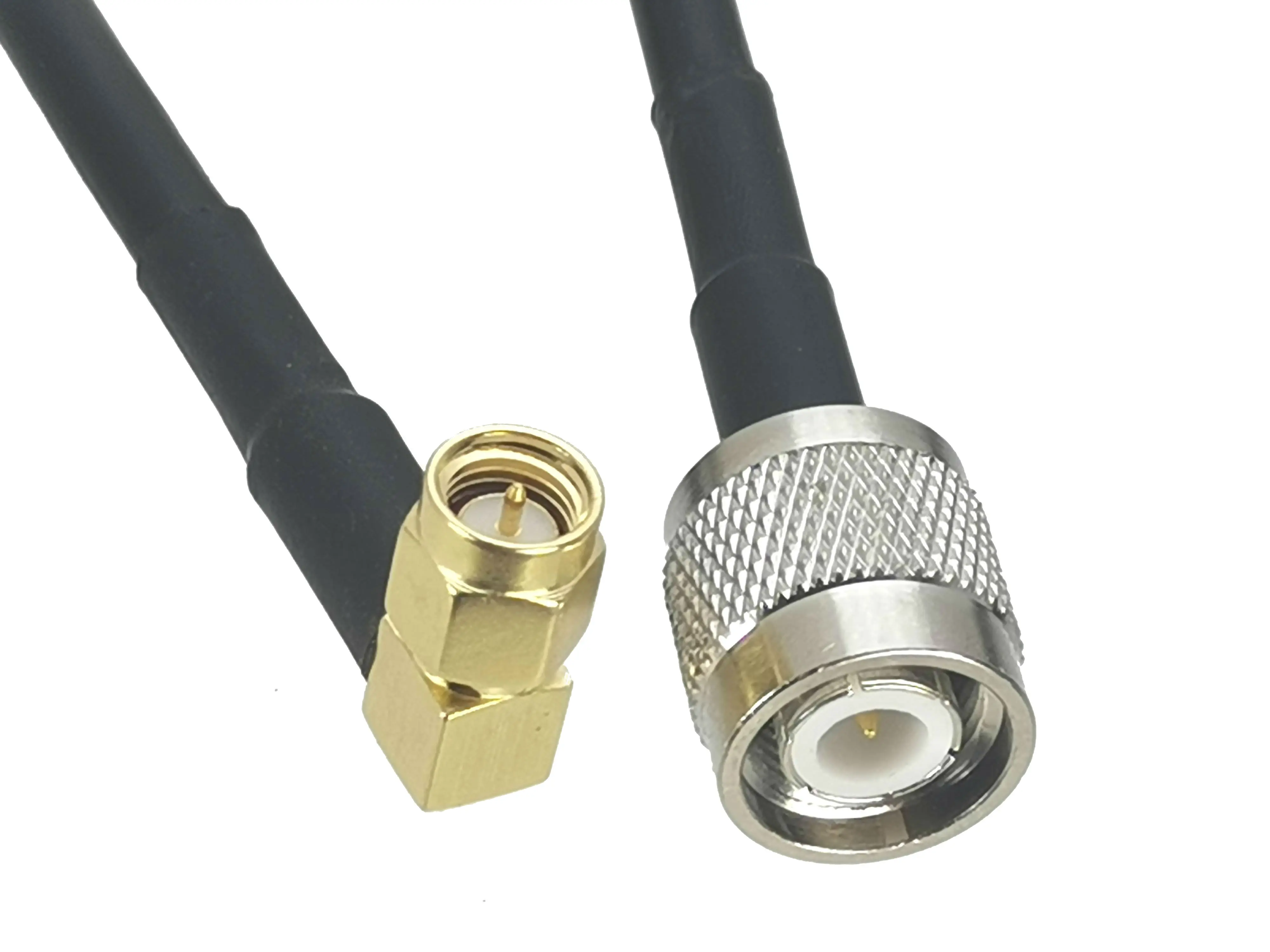 RG58 TNC штекер к SMA прямоугольный разъем RF гибкий соединительный кабель 6 дюймов ~ 20 м