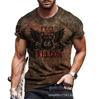 mens short sleeved t shirt digital 3d printing shirt street style round neck humor design quick drying breathable brand clothin
