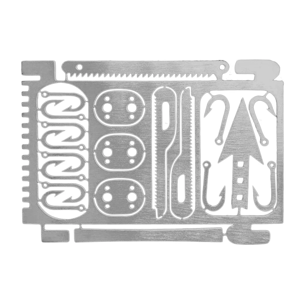 

Многофункциональный инструмент для кемпинга, выживания, рыбалки, кемпинга, пешего туризма, экстренный многофункциональный инструмент, кар...