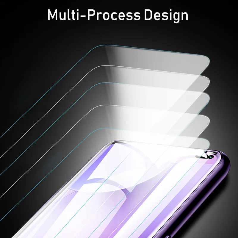 Полностью закрывающее стекло для xiaomi redmi k30 закаленное 9H премиум класса Защита