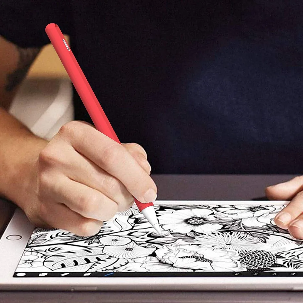 Мягкий силиконовый чехол для Apple Pencil 2(2-го поколения) для iPad Pro 12,9 дюйма 3-го поколения для iPad Pro 11 дюймов