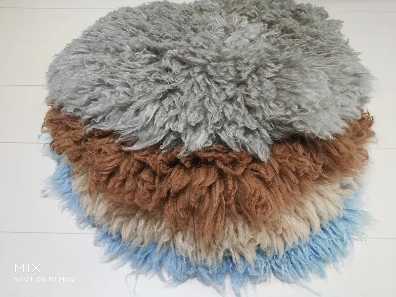 

Newborn Baby Photography Props Blanket Baby Posing Wool Blanket Basket Filler Photoshoot Accessories
