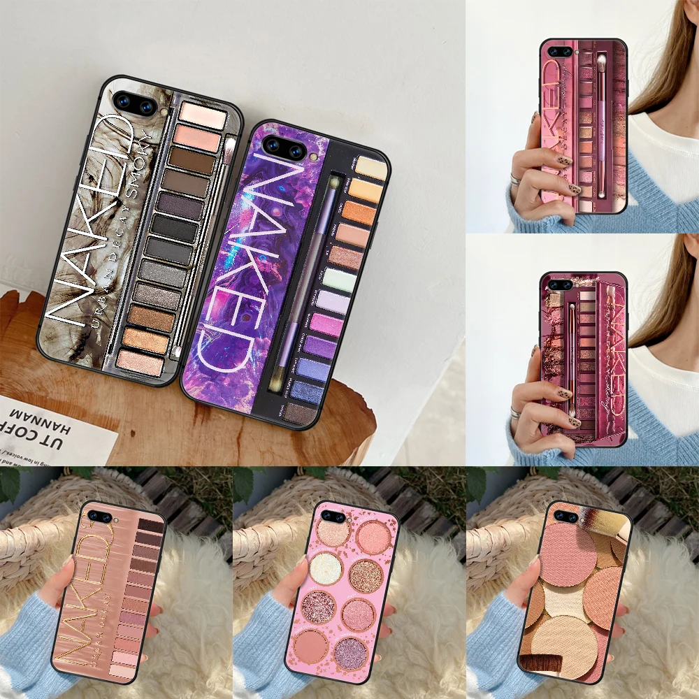 

Makeup Eyeshadow Palette Phone Case Cover Hull For HUAWEI Honor 6A 7A 8 8A 8S 8x 9 9x 9A 9C 10 10i 20 Lite Pro black Etui