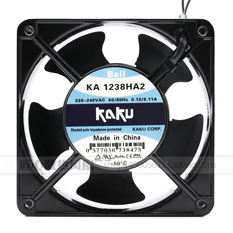 Новый оригинальный вентилятор охлаждения KA1238HA2SAT 220V KA1238HA2SAL осевой в алюминиевой