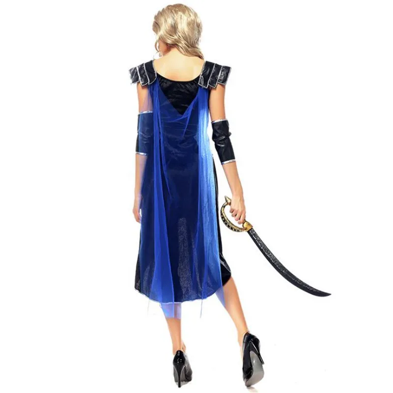 Women Lady Acient Greek Warrior Female Knight Cosplay Costumes Carnival Party Halloween Costume | Тематическая одежда и