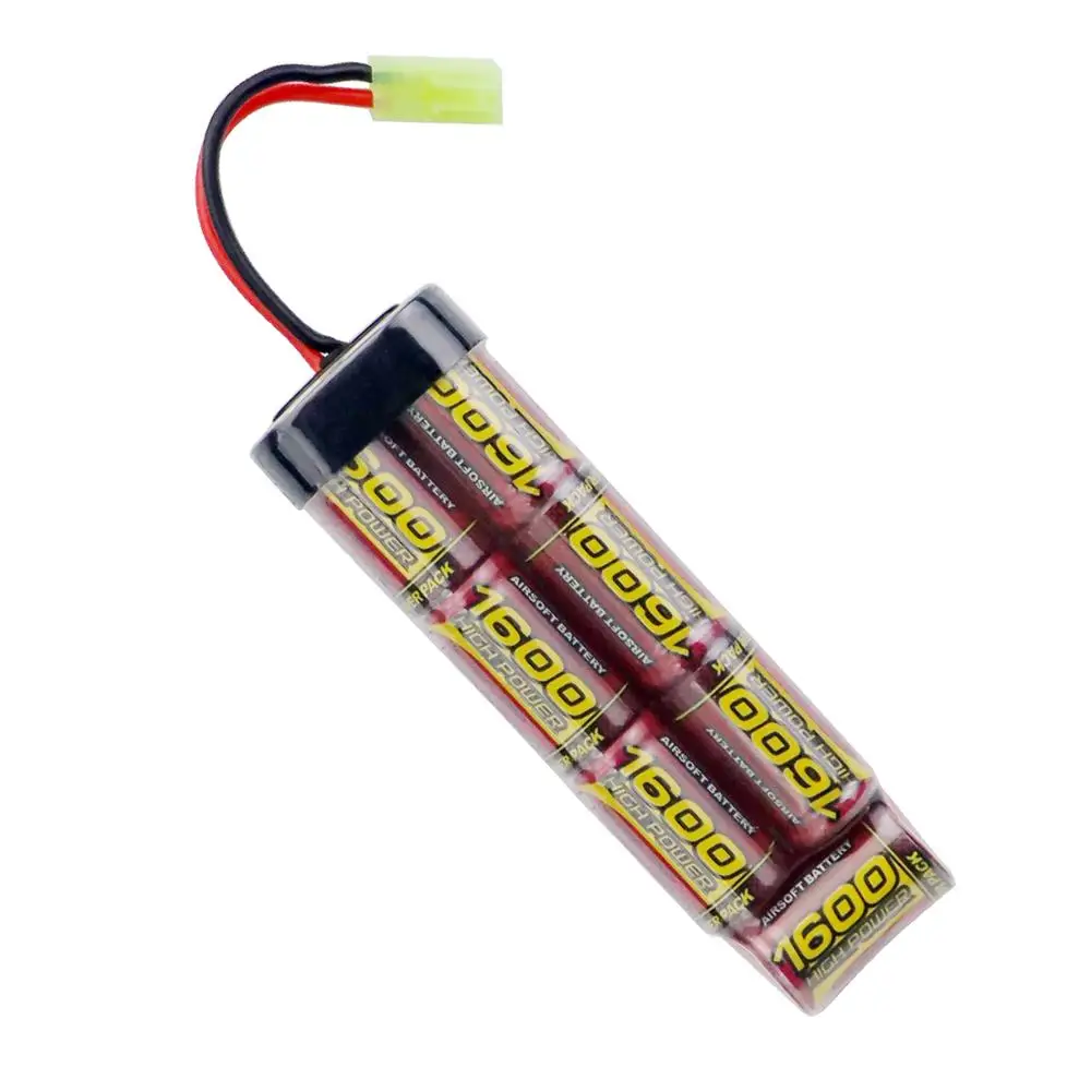 Melasta 7S 2/3A 8 4 V 1600mAh NiMH плоский аккумулятор с мини разъемом Tamiya для страйкбола