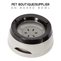 pet drinking bowl car anti skid splash proof and non wet mouth floating water bowl leak proof basin travel homepet products