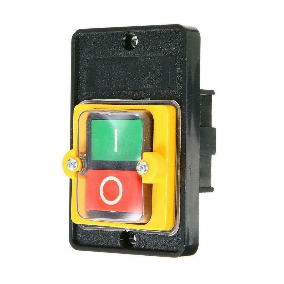 

8.9 X 5.5 X 5cm Machine Drilling Switch AC 220V/380V Drill ON/OFF Plastic Press