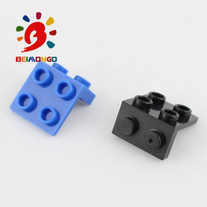 Бесплатная доставка! BEIMONGO строительные блоки угловая пластина 1x2/2x2 100 шт