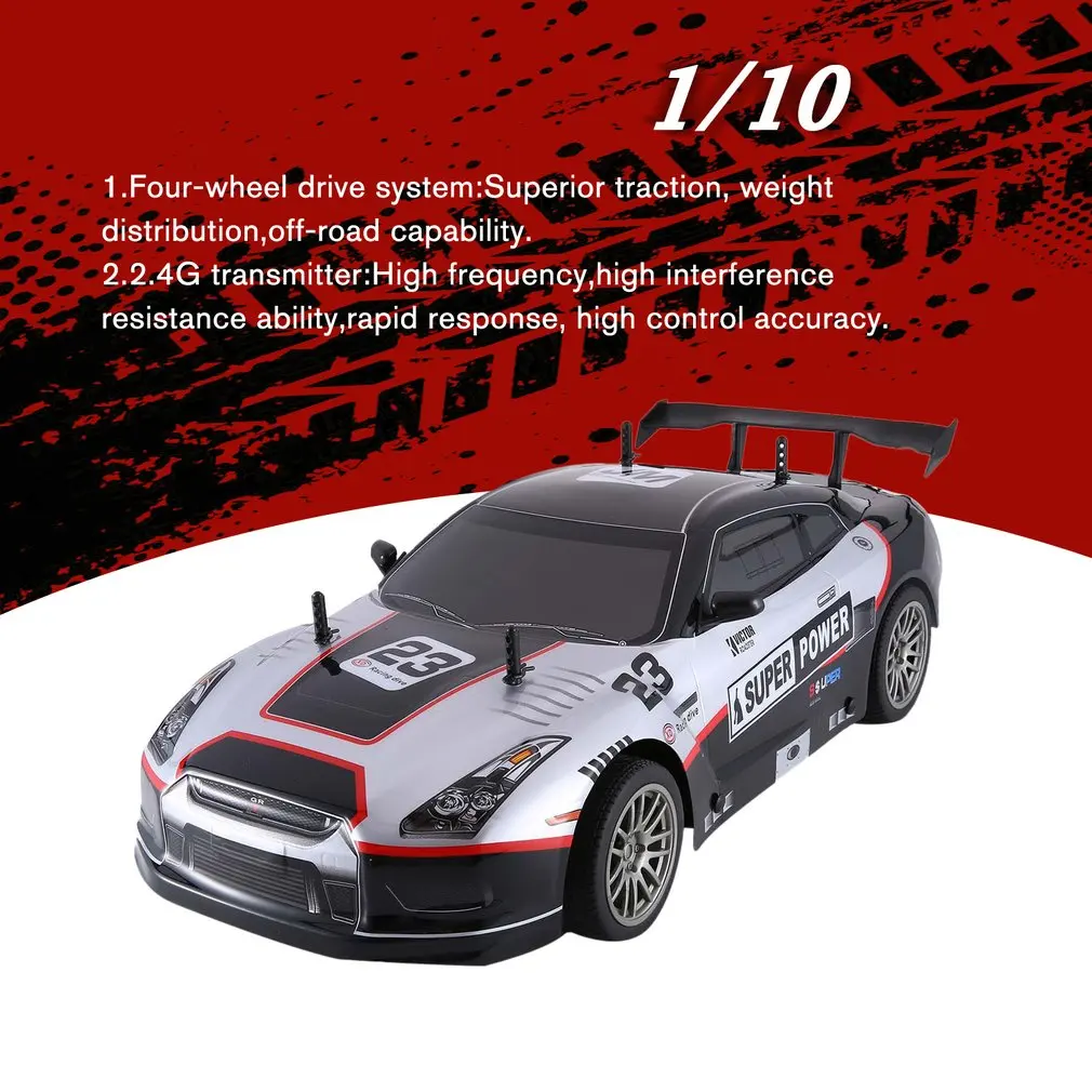 Горячая J601-1 1/10 1400mAh 2,4G гоночный автомобиль 1:10 RC модель автомобиля 25 км/ч плоский спортивный Дрифт автомобиль игрушки 2 Батареи ЕС Разъем для детей