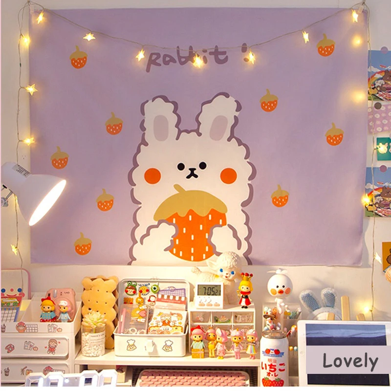 

Красивый гобелен для комнаты для девушек подвесная Ткань Искусство общежитие Трансформеры Ins сетчатый красный Фон тканевый трендовый наст...