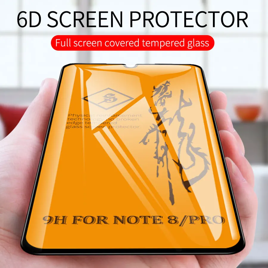 6D полное закаленное стекло для клея Xiaomi mi 9T Pro 8 SE Lite A3 CC9e Red note 7 K20 7A CC9 Защитное