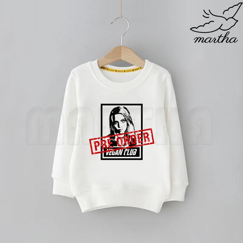 P Детские толстовки с героями мультфильмов Billie Eilish; детские толстовки с капюшоном; модные толстовки с милым принтом; детская забавная одежда; толстовки с героями мультфильмов для малышей - Цвет: P