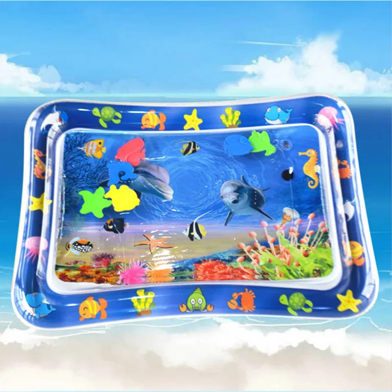 

New Children's Inflatable Clapping Pad Environmental Protection Ocean Fish Water Pad Parent Child Interactive Toy Ice Pad Summer
