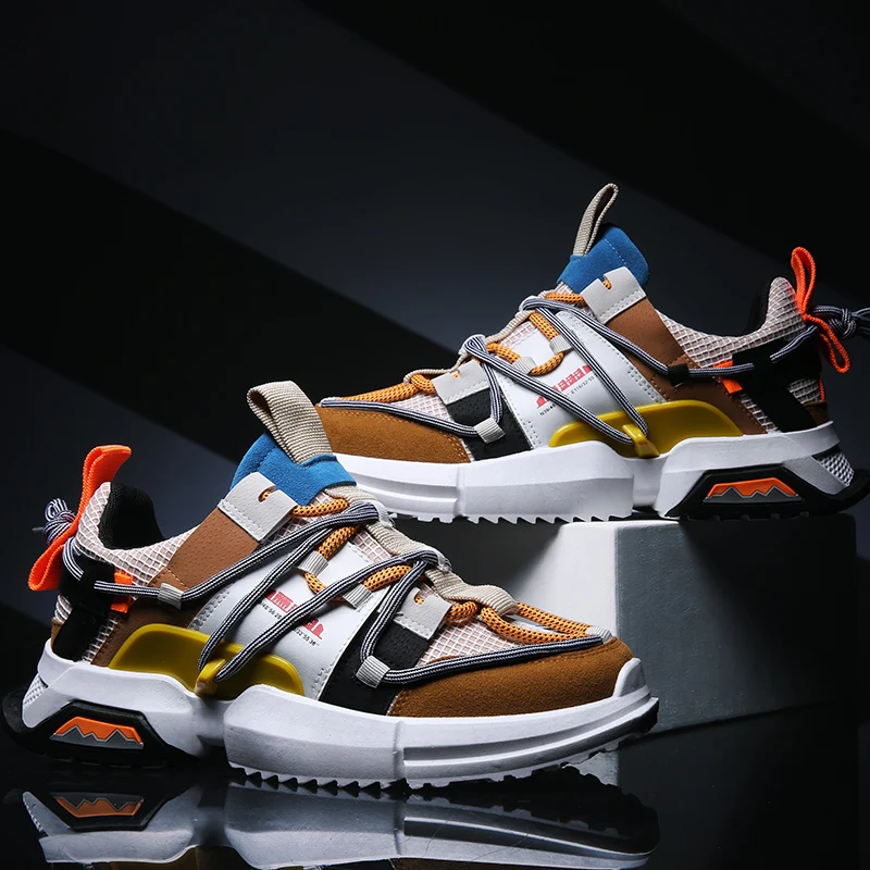 Для мужчин на не сужающемся книзу массивном женские кроссовки в стиле пэтчворк