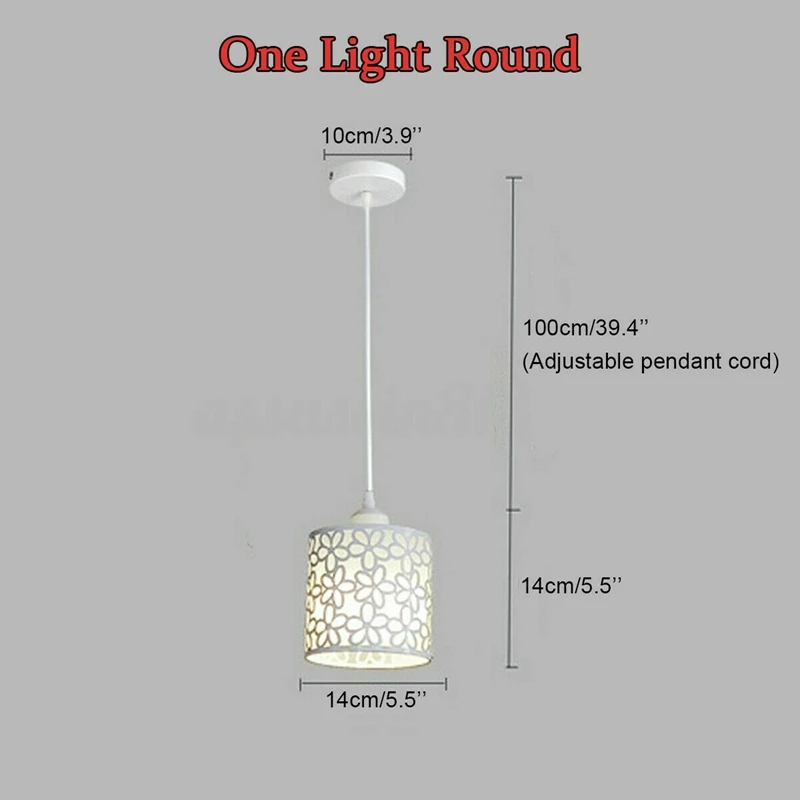 

Modern Ceiling Light Flower Petal LED Pendant Lamp Dining Room Chandelier Lampshade