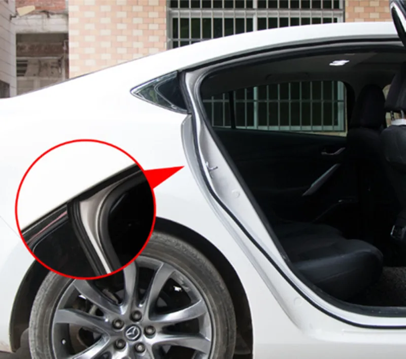 5 м Автомобильная резиновая уплотнительная полоса стикер B форма для Jaguar XF XFL XE XJ XJL