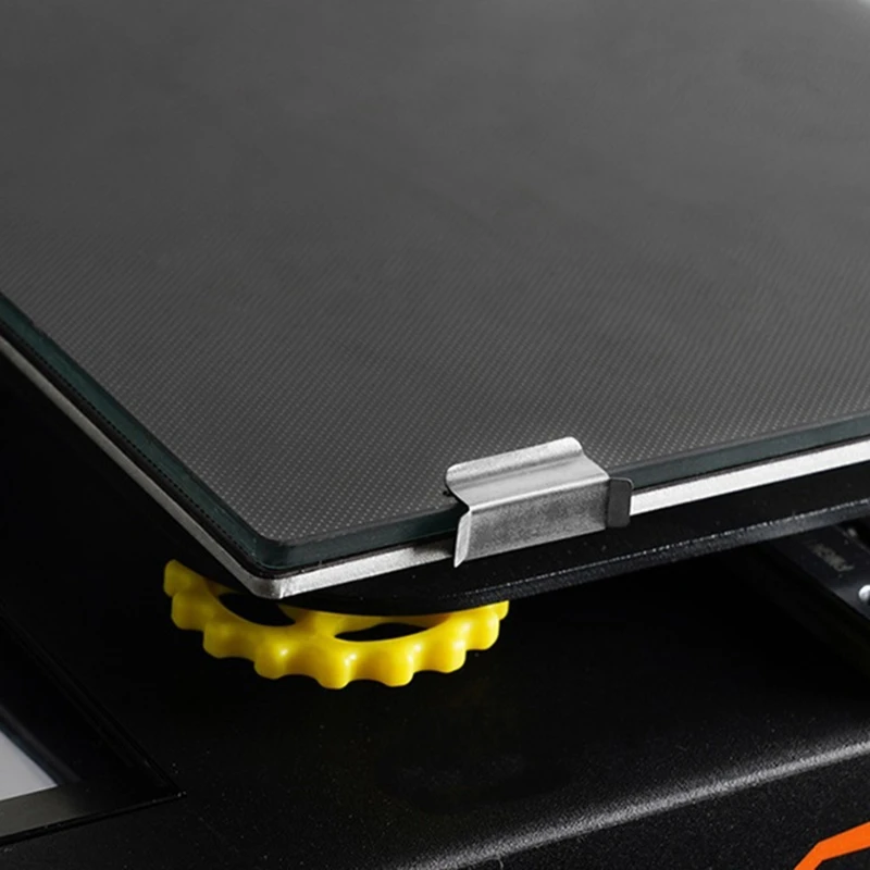 

2022 New 3D Printer Glass Bed Clips Heatbed Clamps Stainless Steel Heated Bed Fixer 10Pcs