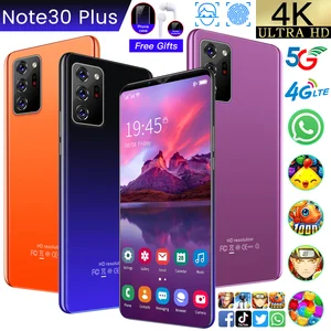 2021 New Hot Sale Note30 Plus 6.1 Inch Smartphones 4800mAh 12+512GB
Android10 5G Mobile Phone Dual SIM 13 +24MP Camera Cellphone
