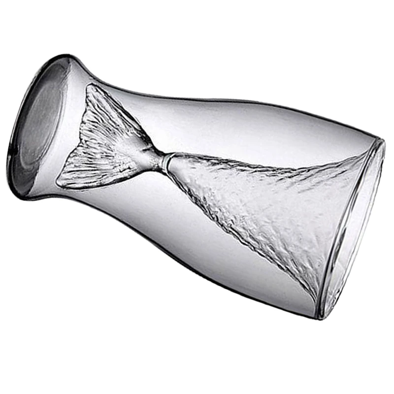 Прозрачный 100 мл креативный бокал в форме русалки для вина пивная чашка бара