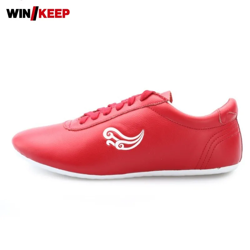 Профессиональные мужские и женские Тай чи обувь со шнуровкой Обувь на плоской