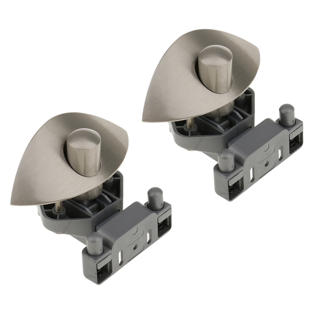 

2x цинковый сплав полумесяц нажимная защелка ручка дверь для ящика шкафа караван мебельный замок 4 вида цветов