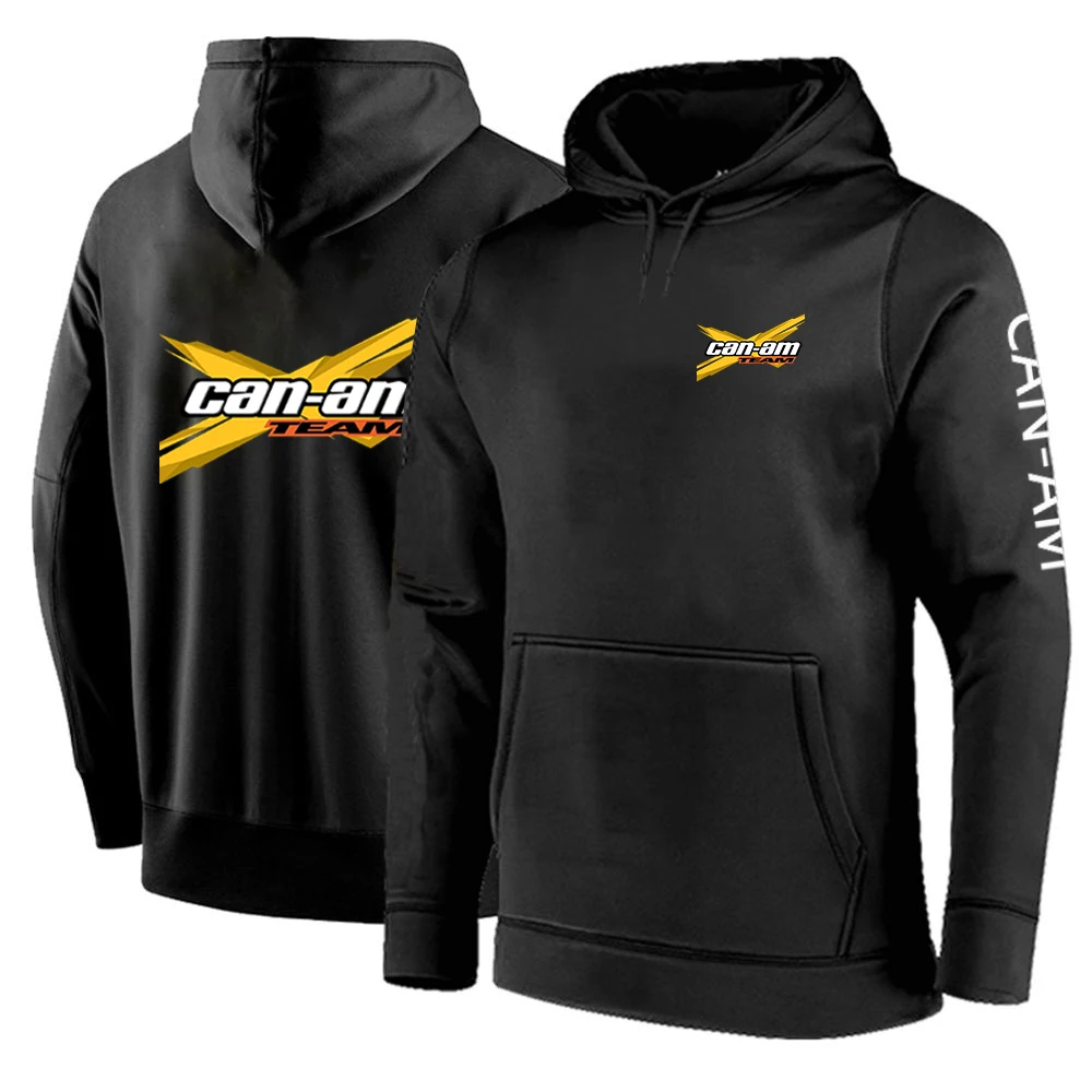 

2021 Mens Autumn CAN-AM BRP Logo Hoodies Logo Customize Pullover Cotton Casual Fashion Sweatshirts A Variety of Sizes Coats