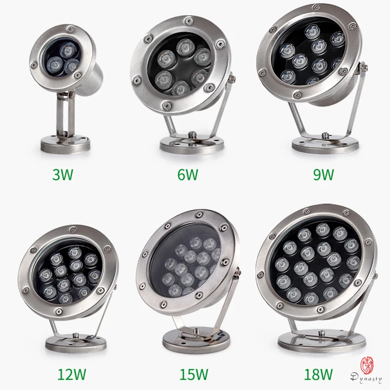 Светодиодный ные подводные фонари наружные для ландшафта IP68 фонтановая лампа