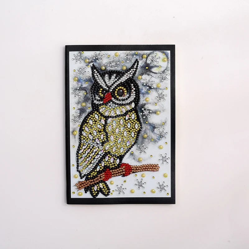 Блокнот сделай сам с совами персональный блокнот из смолы со стразами особой