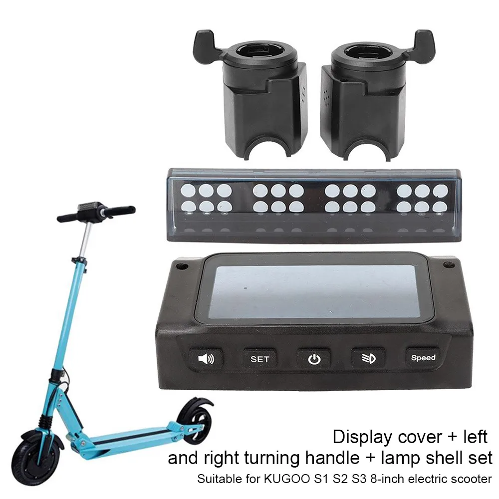 

LCD Monitor Screen Cover For Kugoo S1 S2 S3 8-inch Electric Scooter With Accelerator Brake Handle LED Lamp Cover
