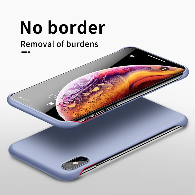 Thin Frameless Matte Phone Case For Apple iPhone 11 Pro X XS Max XR 2019 Slim Candy Scrub Hard PC Cover 6 6S 7 8 Plus |