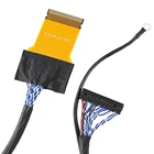 Кабель, FFC FPC LVDS, 2 8-битных 51-контактных разъема, гибкий, плоский, с ЖК-панелью 550мм, универсальный, 2 модели