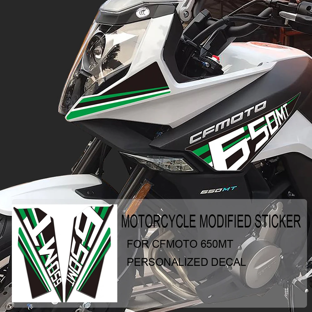 

For CFMOTO 650MT Motorcycle Modified Sticker Accessories Personalized Decal Head Fuel Tank Guard Plate Body Stickers
