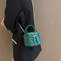 crossbody bags for women 2022 new luxury handbags chains messenger bag female diamond lattice shoulder bags small green sac girl