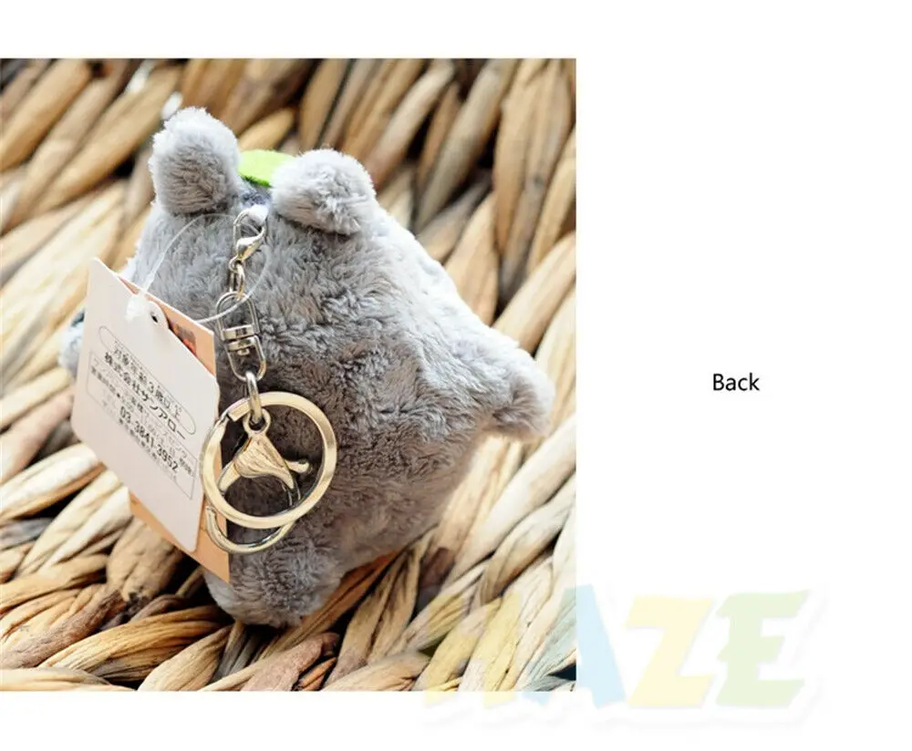 Хаяо Миядзаки Горячая Аниме Тоторо плюшевые куклы ключ кулон милый брелок мягкая