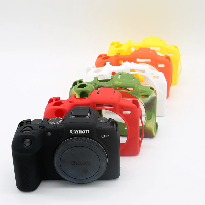 Silicone Armor Skin Case Body Cover Protector For Canon EOSR EOS R EOSRP EOS RP Body Camera Cover Protector Video Bag