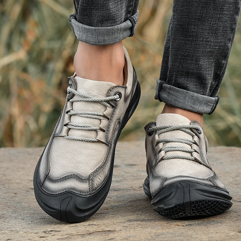 Новые мужские треккинговые ботинки горные Мужская Уличная охотничья обувь для