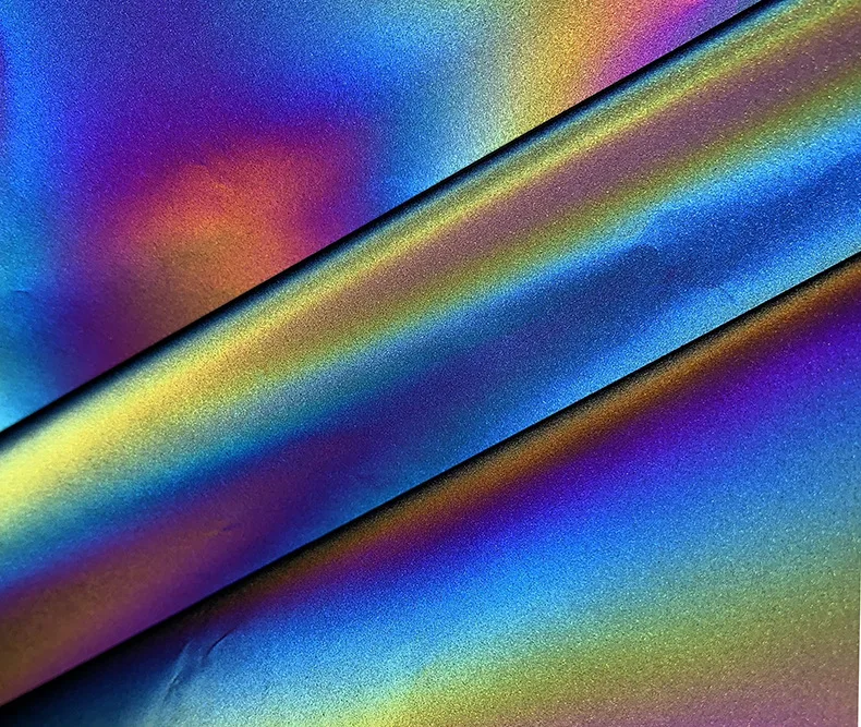 Светоотражающий Радужный светильник из 100% полиэстера 45 см * 130 см|Ткань| |