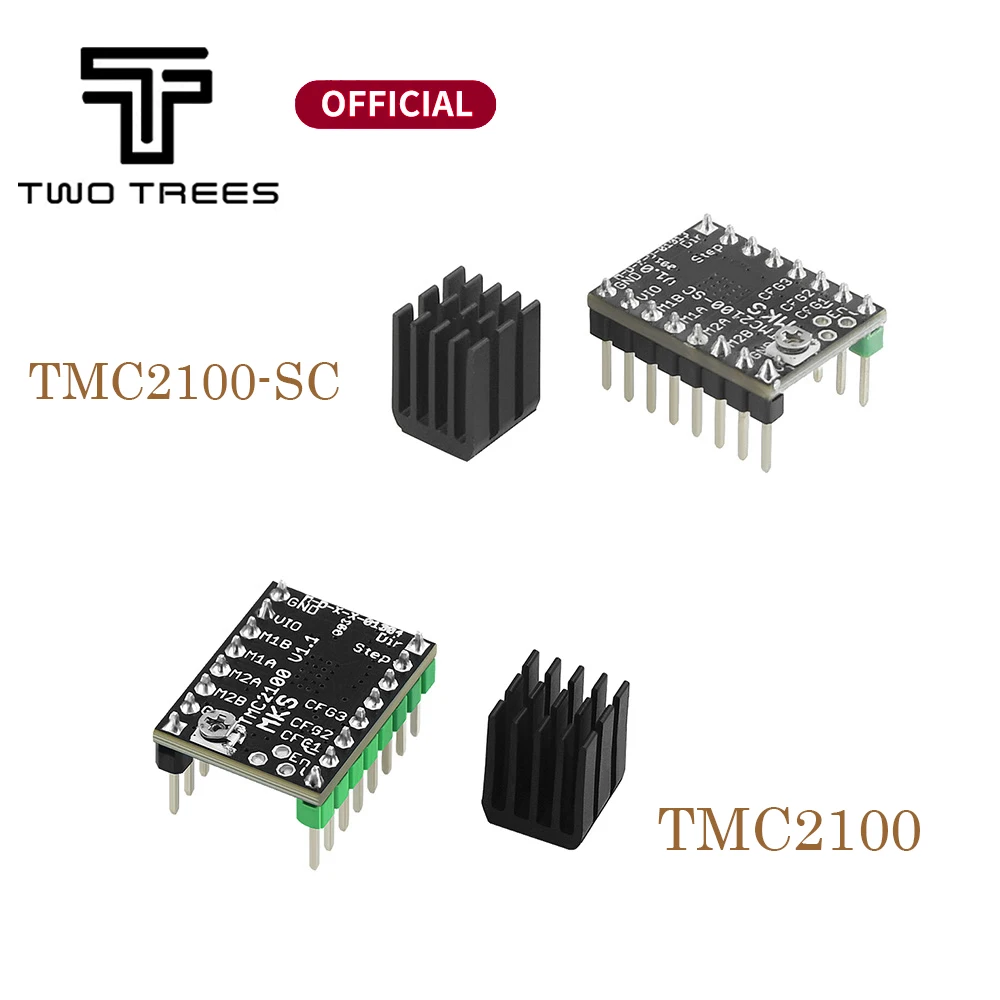 

Драйвер шагового двигателя TMC2100 TMC2100-SC Stepstick StepStick Mute SKR V1.3 MKS GEN V1.4 GEN L 1.6 Запчасти для 3D-принтера