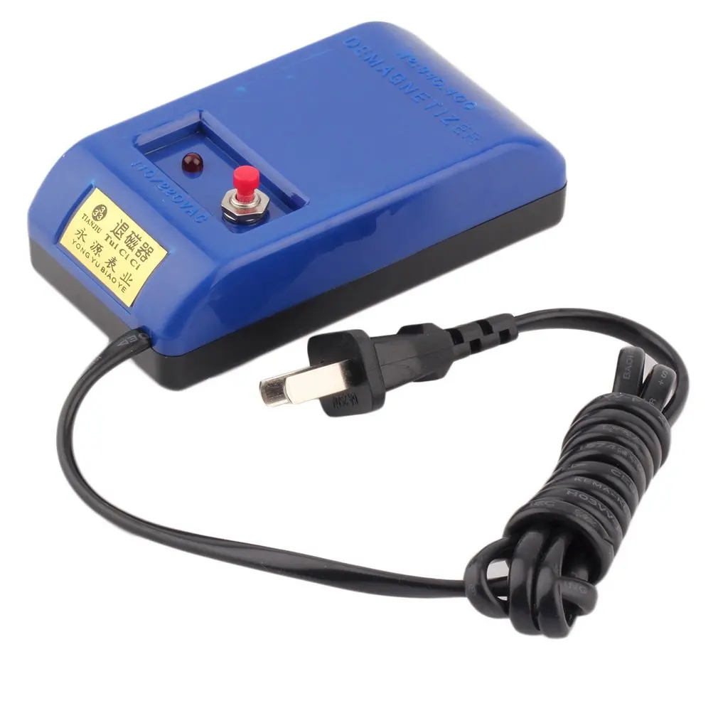 

Electrical Perfect Watch Repair Screwdriver Tweezers Demagnetise Demagnetizer Tools US EU Plug