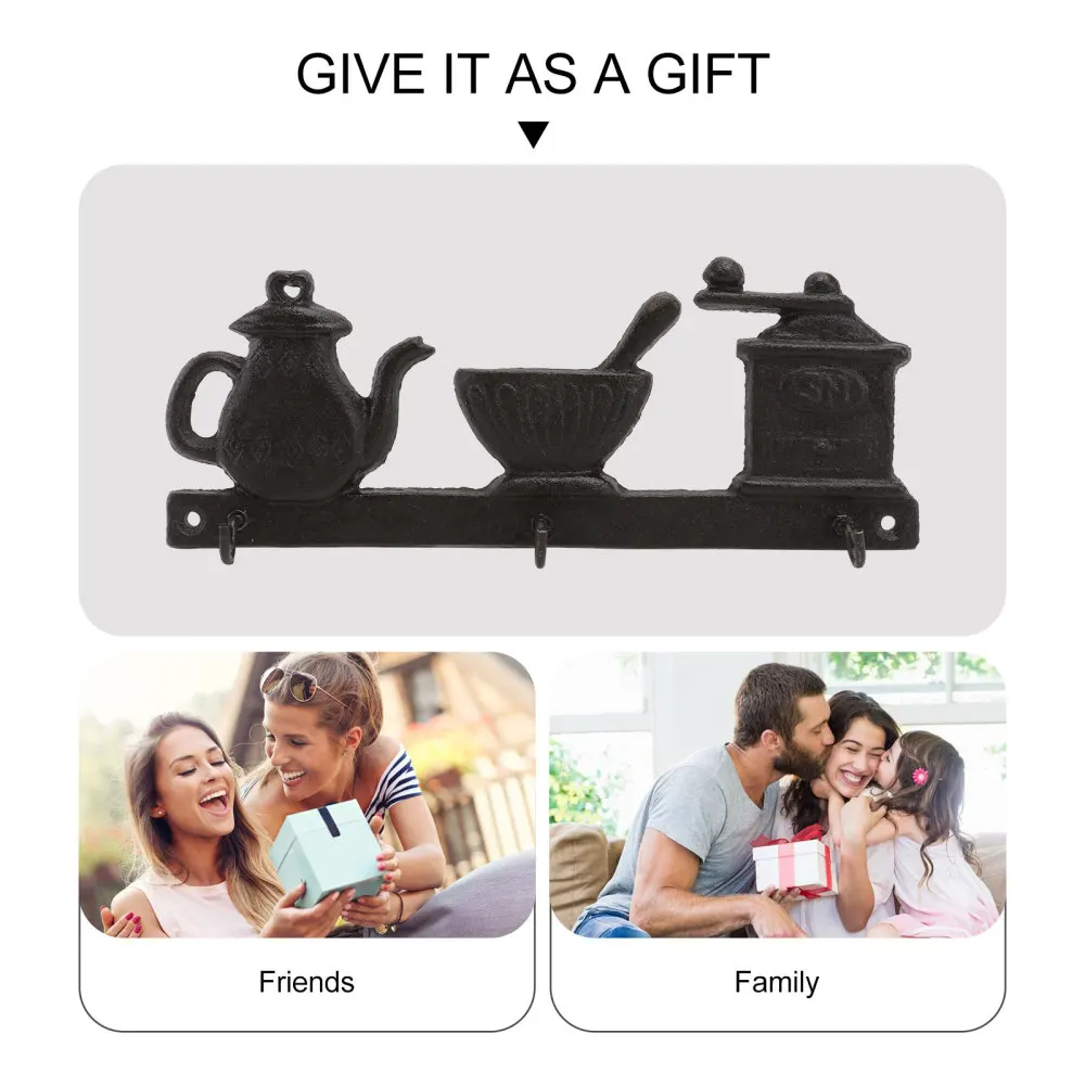 

1Pc Multi-function Wall-mounted Hanger Creative Vintage Clothes Hook for Home