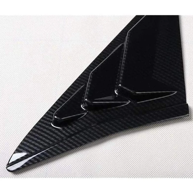 

Car Hatchback Rear Side Window Triple-cornered Cover Trim Side Wing Spoiler for Honda Civic 2021