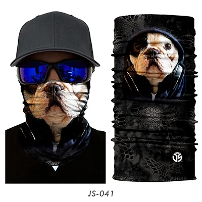 3D кошка собака бесшовная Волшебная Шея Gaiter маска для лица щит трубка Балаклава для велоспорта рыбалки Лыжная Байкерская бандана повязка на голову шарф для мужчин и женщин - Цвет: 41
