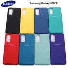 Шелковистый силиконовый чехол для Samsung Galaxy S20FE, мягкий на ощупь защитный чехол-накладка для Samsung Galaxy S20 Fan Edition, чехол для телефона