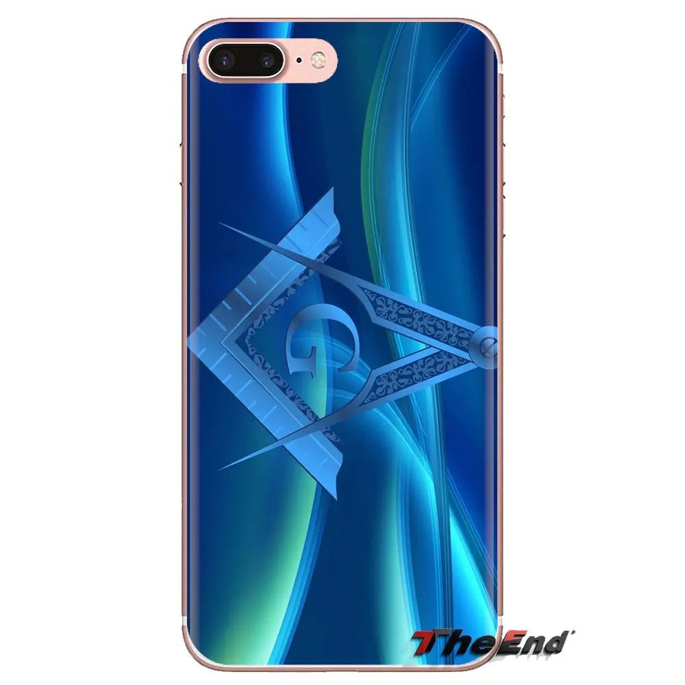 Бесплатная принимаются масонская ложа мягкие прозрачные чехлы для Samsung Galaxy A3 A5 A7