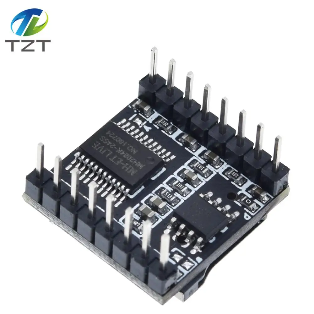 DFPlayer мини модуль MP3 плеера плата декодирования голоса Sup порт ing TF карта U Disk