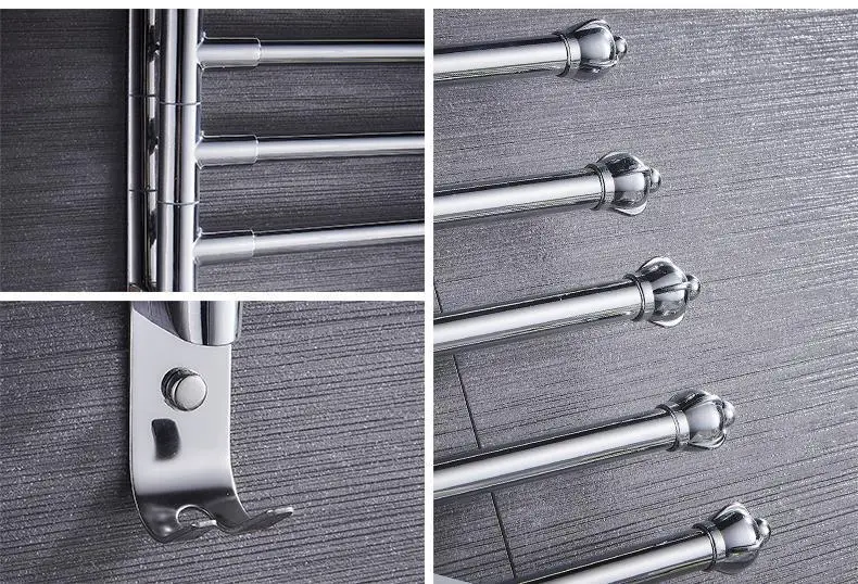 Estante Prateleira Parede Etagere Lazienka Estanteria Rotatable Salle De Bain Wall Shower Accessories Towel Rack Bathroom Shelf