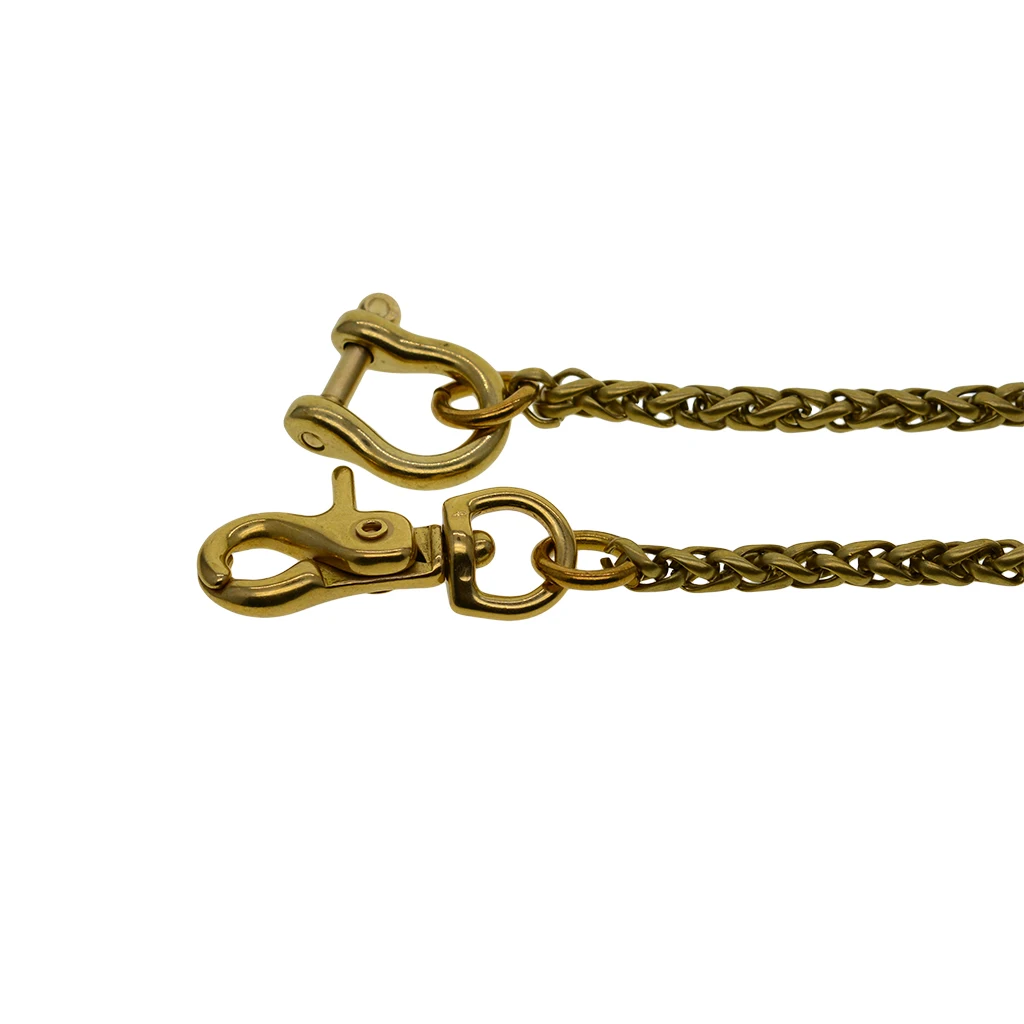 Винтажный кошелек из латуни цепочка для джинсов брюк змеиная D-скоба соединитель