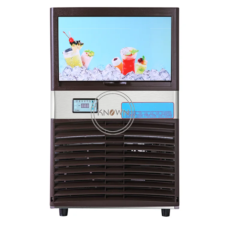 30 kg Electric Square Shape Ice Maker Automatic Portable Block Cube Making Machine For Bar Coffee Shop free shipping | Бытовая техника