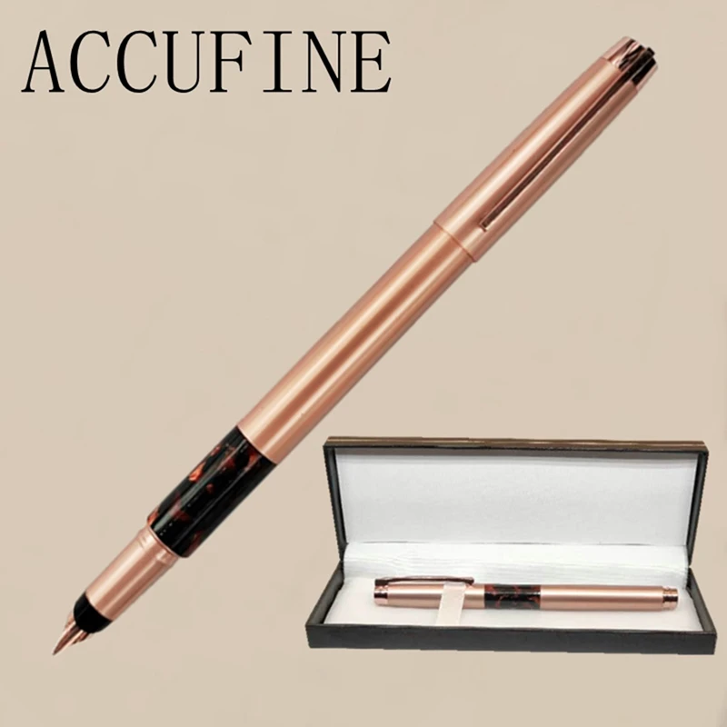 Ручка перьевая винтажная a00657 латунные карандаши с чернилами для школы и офиса